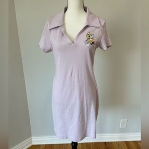 Looney Tunes Lola Bunny extra large polo style dress in lavender with embroidery